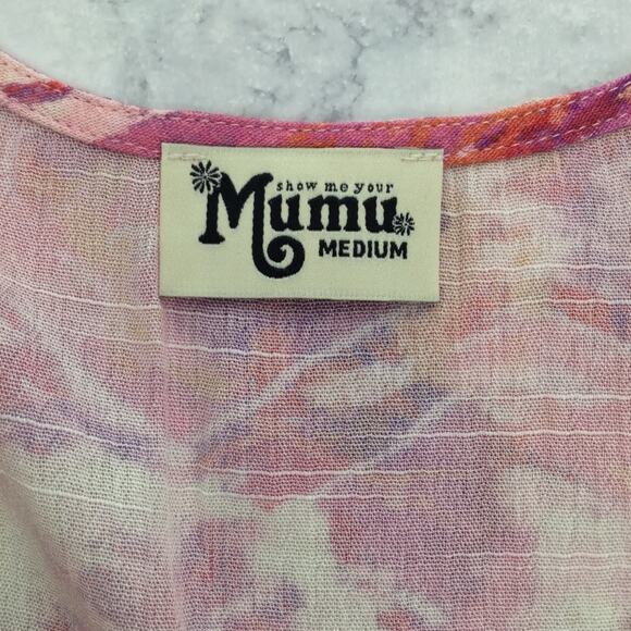 SHOW ME YOUR MUMU Oasis Lace-Up Crop Top NEW - Picture 7 of 7